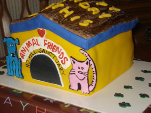 Dog House Cake